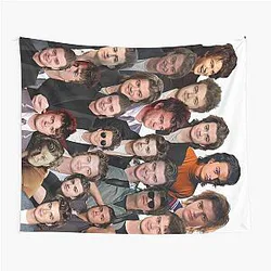 Joe Keery Collage Tapestry