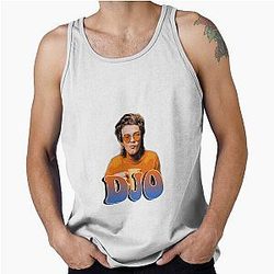 Joe Keery Orange Sticker Shirt Merch Tank Top