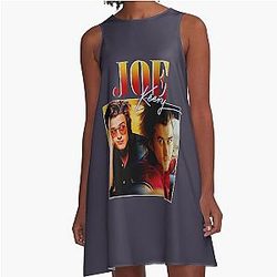 Graphic Joe Keery Concert Tour A-Line Dress