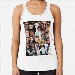 Joe Keery Photo Collage Racerback Tank