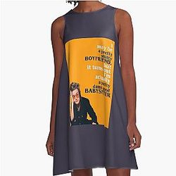 Arts Joe Keery Live Cover Awesome A-Line Dress