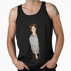 Joe Keery modeling a tank top