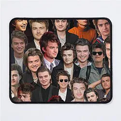 Joe Keery Photo Collage Mouse Pad