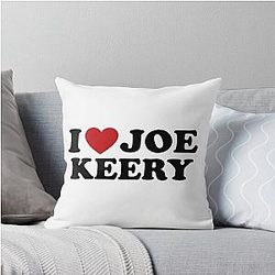 I Love Joe Keery Design Throw Pillow