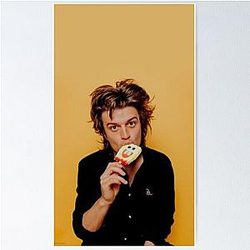 Joe Keery Orange Photoshoot Poster