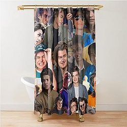 Joe Keery Collage Shower Curtain
