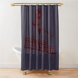 White Joe Keery Rock Funny Gift for Shower Curtain