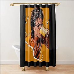 Coffee and Joe Keery Shower Curtain