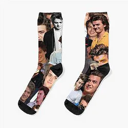 Joe Keery Photo Collage Socks