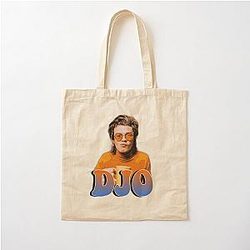 Joe Keery Orange Cotton Tote Bag