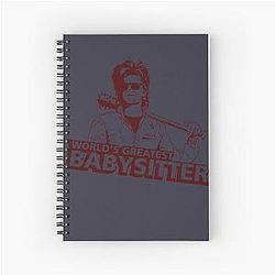 White Joe Keery Funny Gift for Notebook