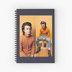 Music Joe Keery Stranger Things Spiral Notebook