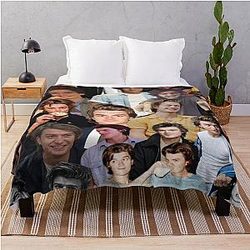 Joe Keery Photo Throw Blanket
