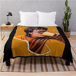 Coffee and Joe Keery Throw Blanket