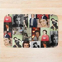 Joe Keery Collage Bath Mat