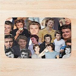 Joe Keery Photo Collage Bath Mat