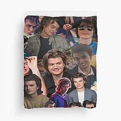 Joe Keery College Duvet Cover