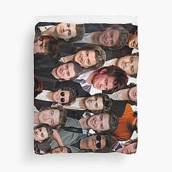 Joe Keery Collage Duvet Cover