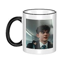 Ceramic Mug Double Sided Black