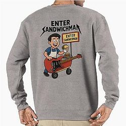 Enter Sandwichman Joey Tribbiani Pullover Sweatshirt