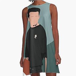 Joey Tribbiani Minimal A-Line Dress