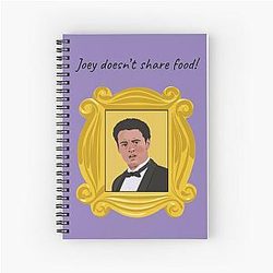 Joey Tribbiani Portrait Notebook