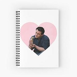 Joey Tribbiani with Spiral Notebook