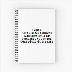 Joey Tribbiani spiral notebook