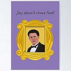 Joey Tribbiani Portrait Poster