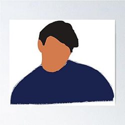 Joey Tribbiani drawing poster