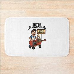 Enter Sandwichman Joey Tribbiani Parody Design Bath Mat