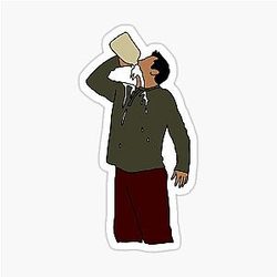 Joey Tribbiani Milk Sticker
