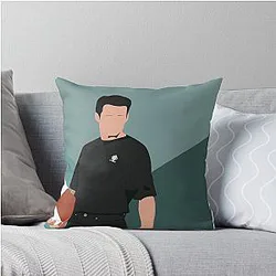 Joey Tribbiani Minimal Illustration Pillow