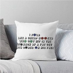 Joey Tribbiani Quote Throw Pillow(Cleaned title without extra information and specs"