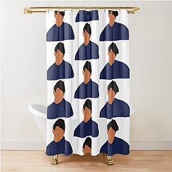 Joey Tribbiani Drawing Shower Curtain