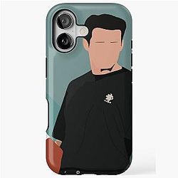 Joey Tribbiani Minimal Illustration iPhone Case