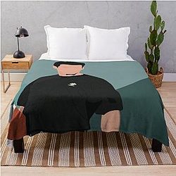 Joey Tribbiani Minimal Throw Blanket