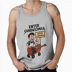 Enter Sandwichman Joey Tribbiani Parody Design Tank Top