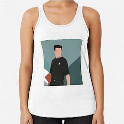 Joey Tribbiani Minimal Racerback Tank Top