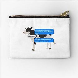 Joey Tribbiani - Moo Point Zipper Pouch