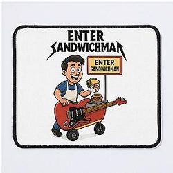 Enter Sandwichman Joey Tribbiani Parody Mouse Pad