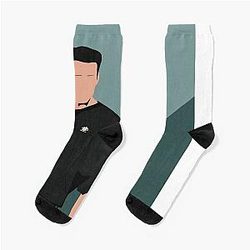 Joey Tribbiani Minimal Illustration Socks