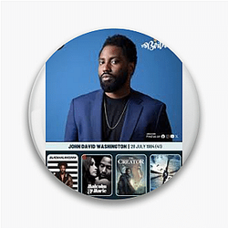 John David Washington Signature John David Washington Pins