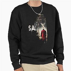 SAW X Tobin Bell as John Kramer movie graphic design poster pullover sweatshirt