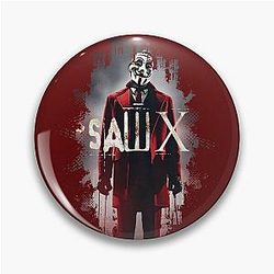 SAW X (XX) Tobin Bell as John Kramer movie poster Pin