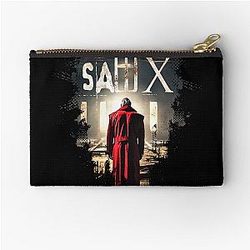SAW X (Tobin Bell as John Kramer) movie graphic design poster Zipper Pouch