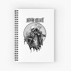Johnnie Guilbert Grim Reaper Bubble Spiral Notebook
