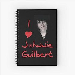 I Love Johnnie Guilbert Red Spiral Notebook