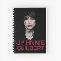 Johnnie Guilbert Merchmandal Spiral Notebook