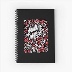 Johnnie Guilbert Red Spiral Notebook